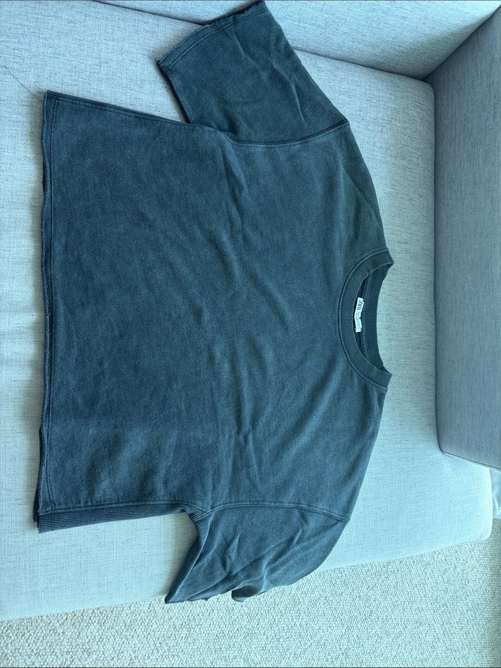Zara Short Sleeve Tee - Charcoal (New)
